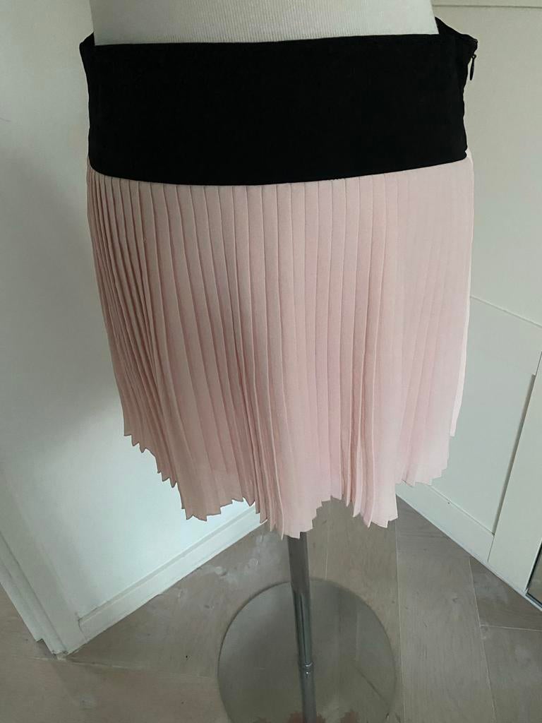 Vanilia geplooide rok - Maat 36 (S), Kleding | Dames, Rokken, Ophalen of Verzenden, Zo goed als nieuw, Roze, Maat 36 (S)