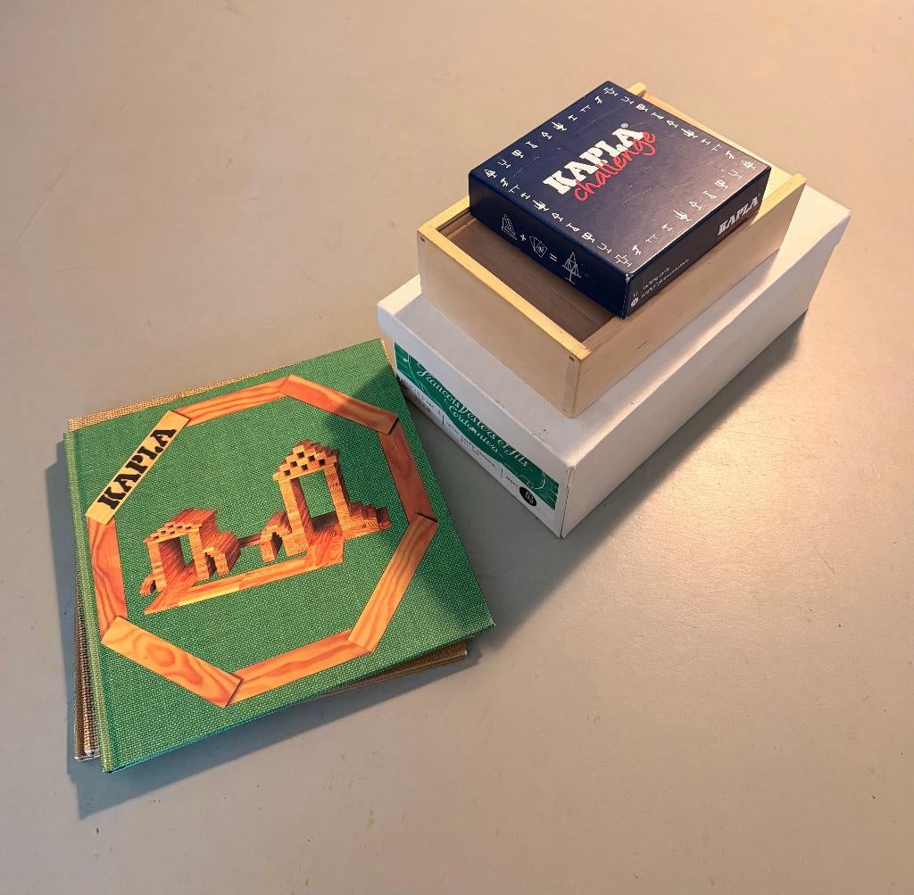 Kapla origineel 230 st.- met KAPLA boeken, Ophalen of Verzenden, Gebruikt, Overige merken