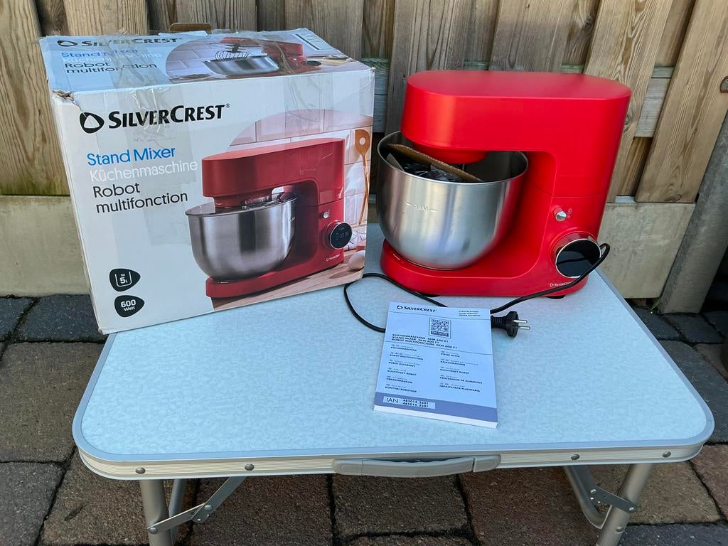 Silvercrest keukenmachine, 4 liter of meer, Ophalen of Verzenden, Nieuw