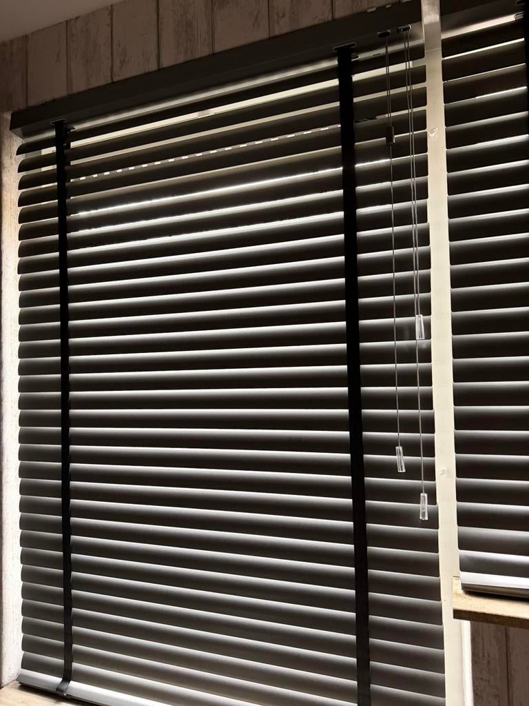 Aluminium jaloezieën met ladderband, Ophalen, Zo goed als nieuw