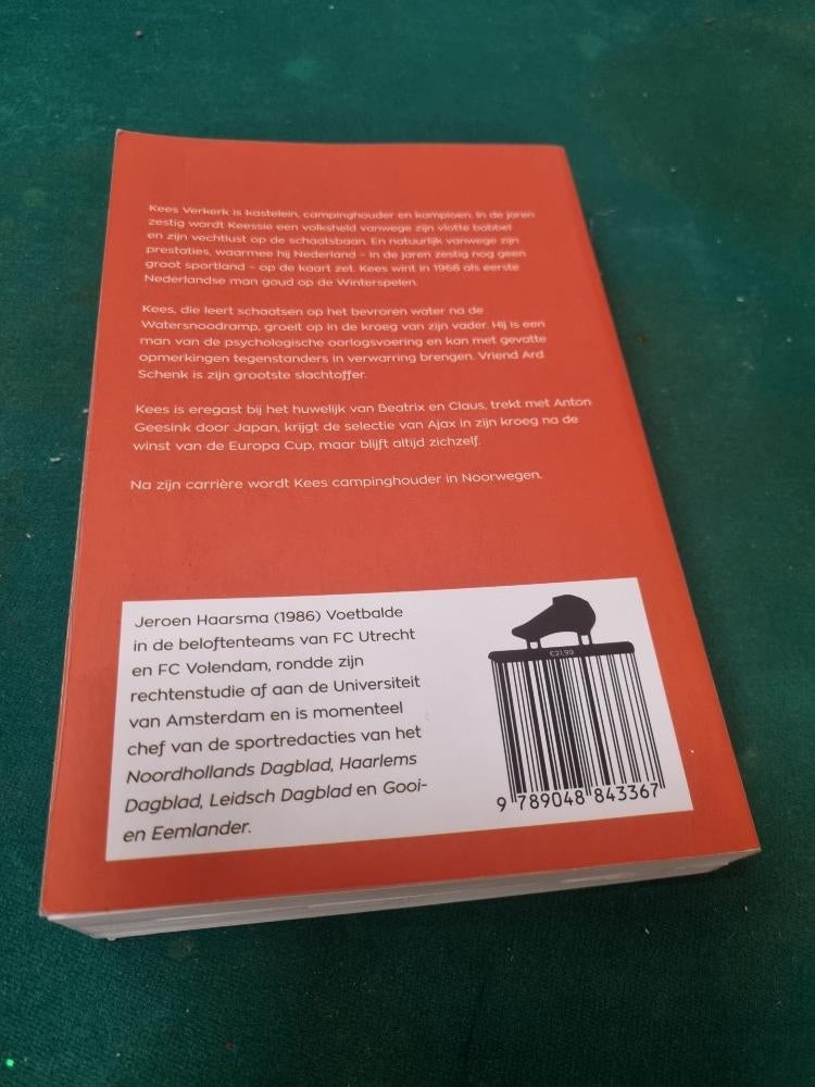 boek keessie verkerk schaatser, Ophalen of Verzenden