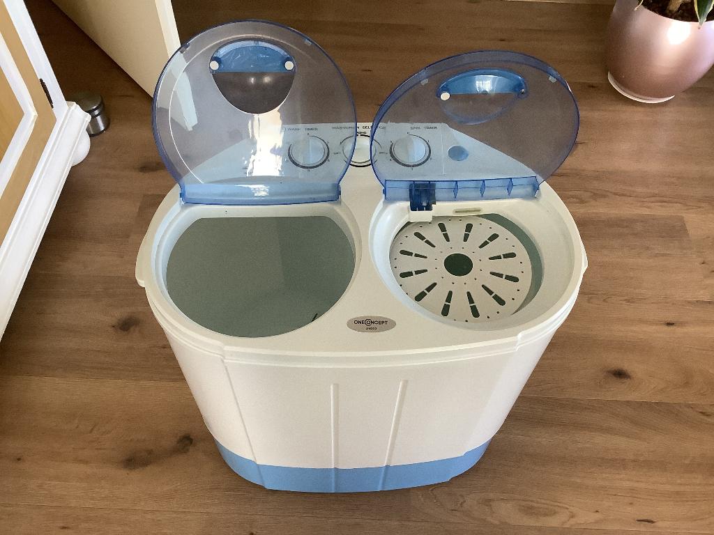 Mini mobiele wasmachine en centrifuge in goede staat, Ophalen, Zo goed als nieuw