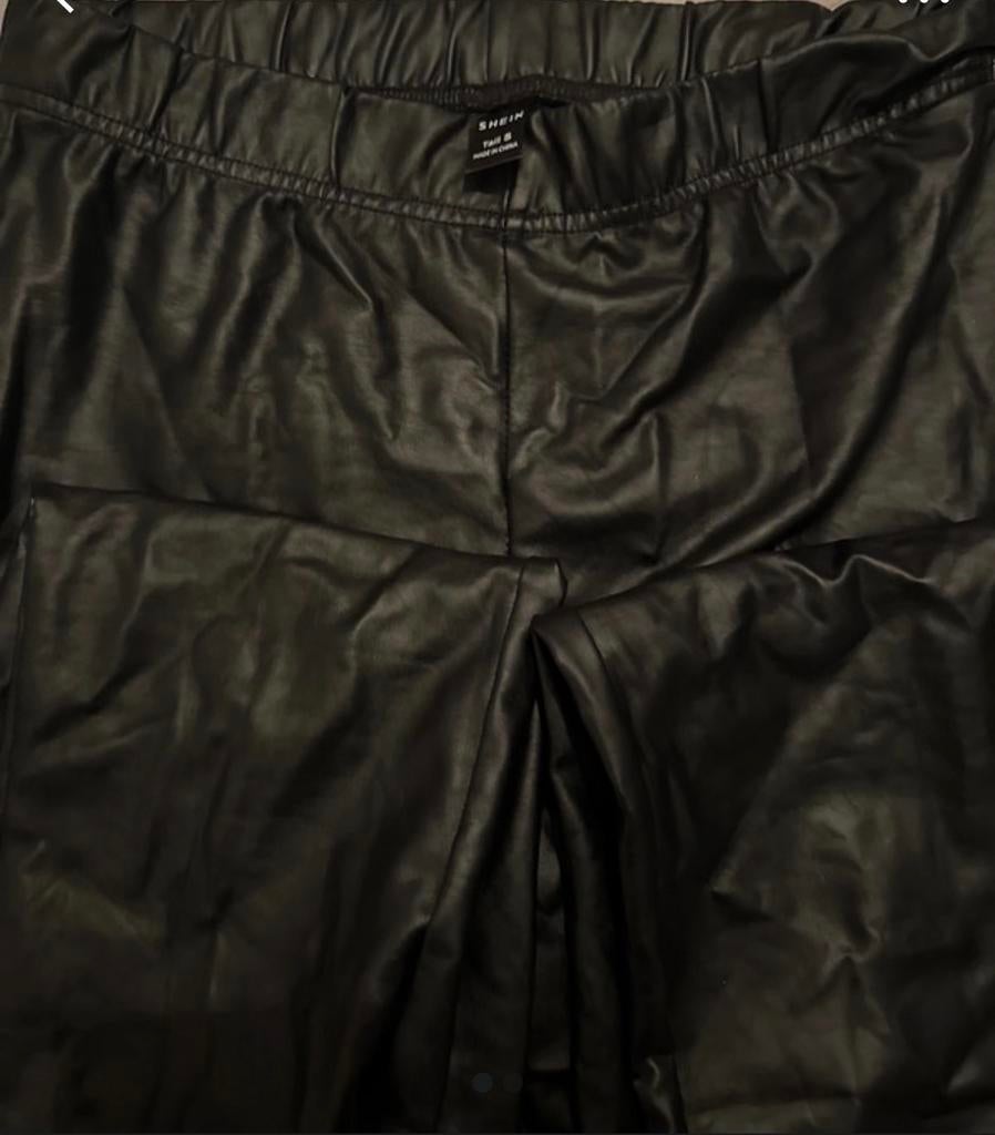 Zwarte leren legging maat S, Kleding | Dames, Legging, Maat 36/38 (S), Verzenden, Zwart