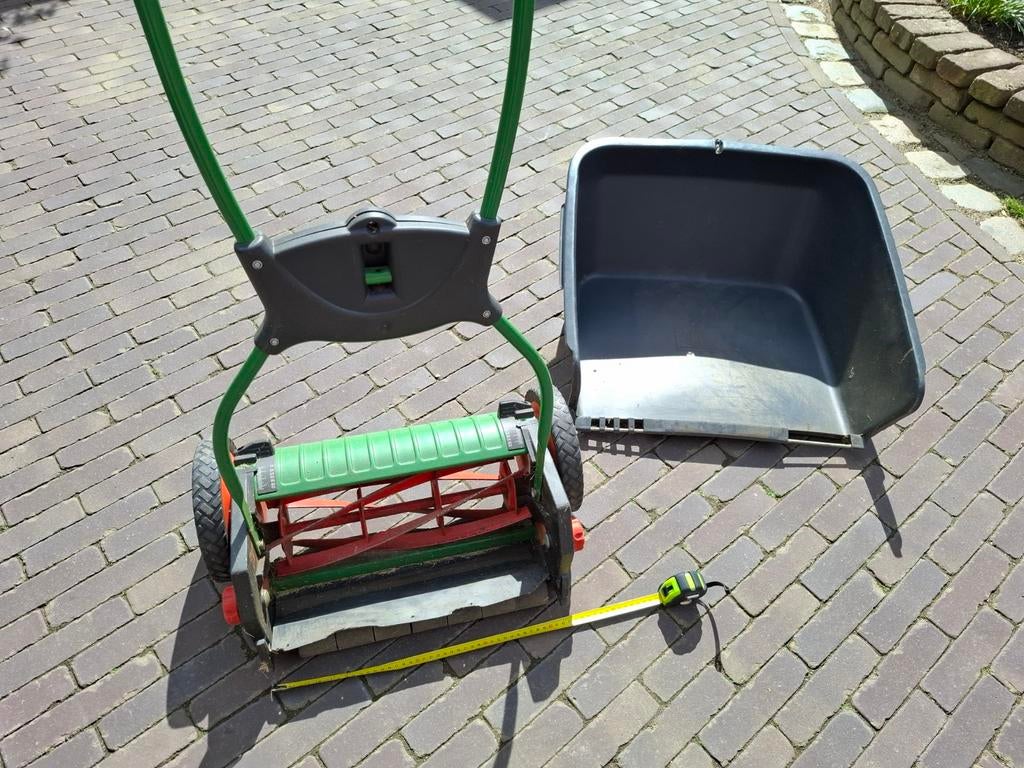 Brill luxus 38 met maaibak, Gebruikt, Handgrasmaaier, Opvangbak, 30 t/m 39 cm