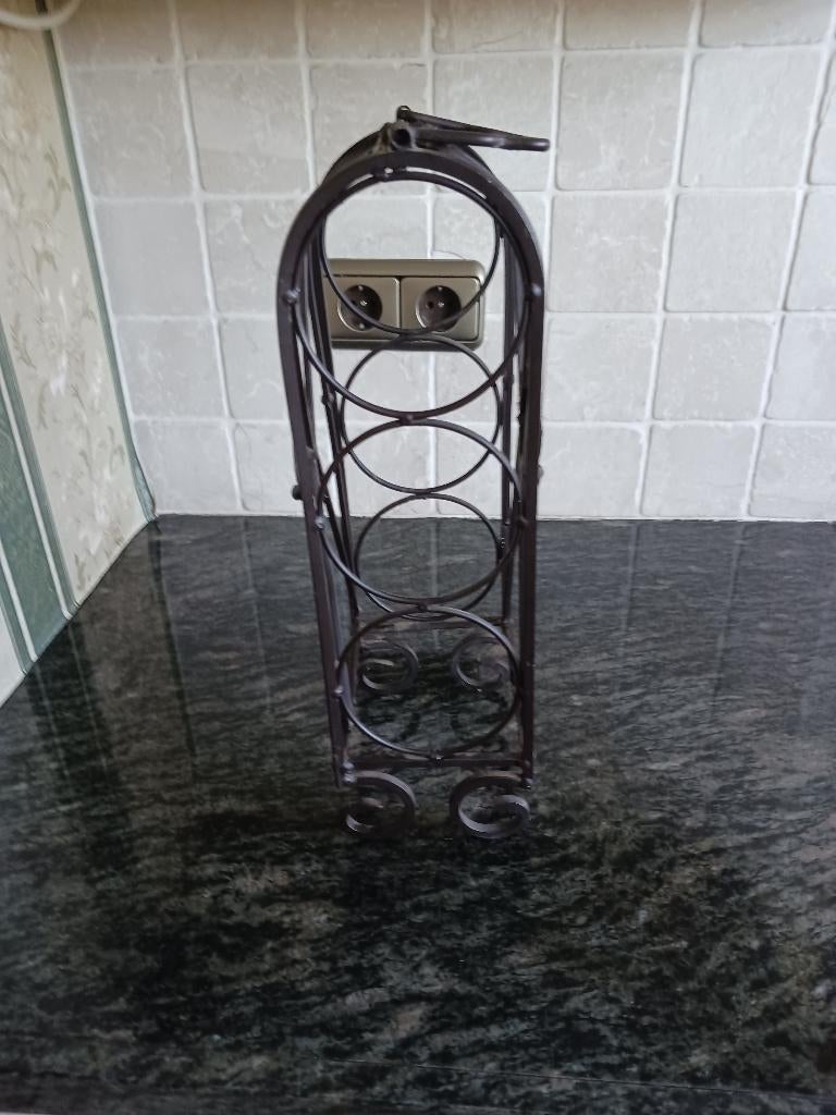 Wijnrekje voor 3 flessen, Huis en Inrichting, Ophalen of Verzenden, Zo goed als nieuw, Minder dan 50 cm, Minder dan 5 flessen