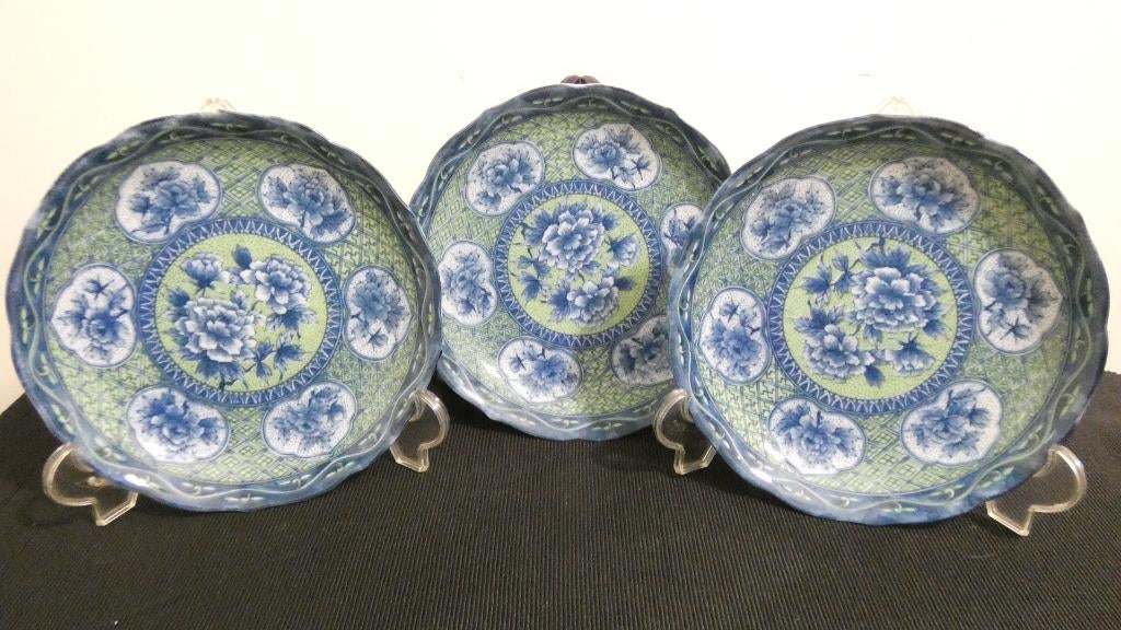 Japanse bordjes (3x) SHOWA PERIODE [1089], Antiek en Kunst, Antiek | Porselein, Ophalen