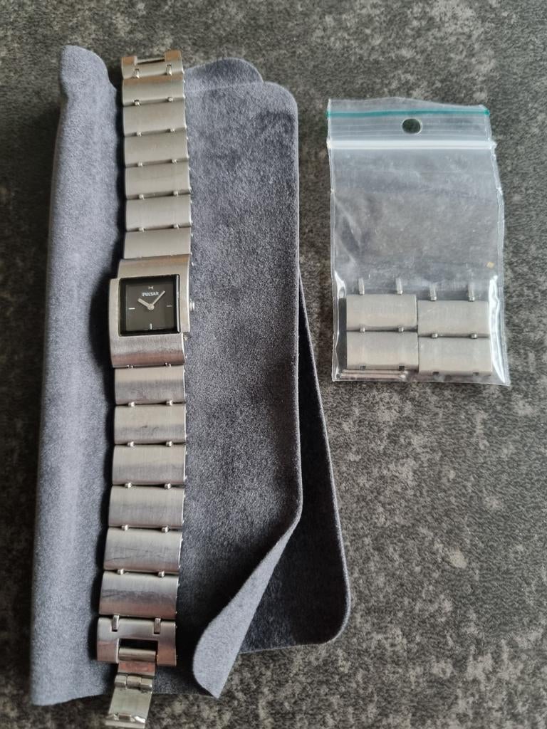 Pulsar RVS dames horloge, Sieraden, Tassen en Uiterlijk, Horloges | Dames, Overige merken, Staal, Staal, Polshorloge