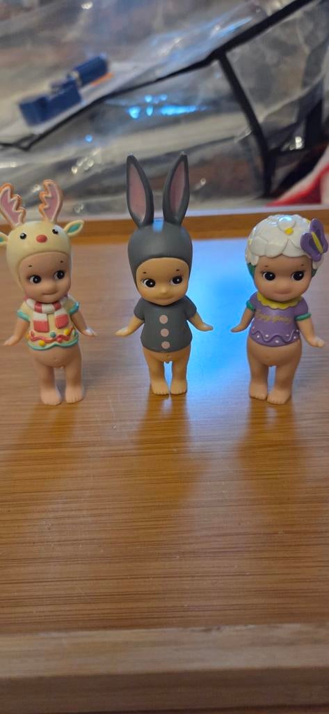 3 kleine popjes., Ophalen of Verzenden, Zo goed als nieuw