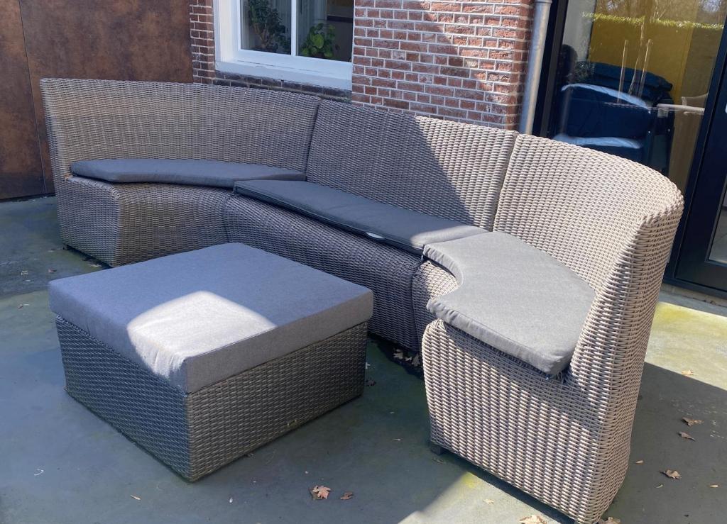 tuinbank, Tuin en Terras, Tuinsets en Loungesets, Ophalen, 4 zitplaatsen, Kunststof, Gebruikt