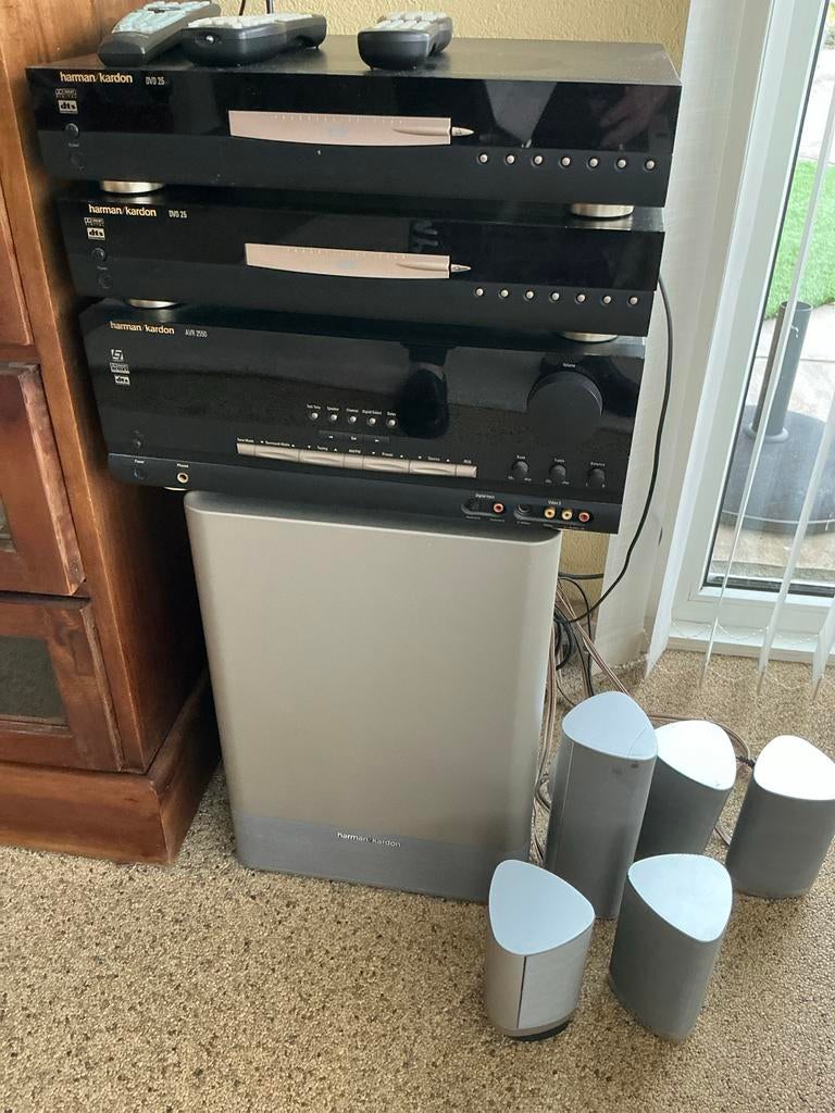 Harman Kardon Home Cinema Set met Surround Speakers, Audio, Tv en Foto, Home Cinema-sets, Overige merken, Gebruikt, Ophalen of Verzenden