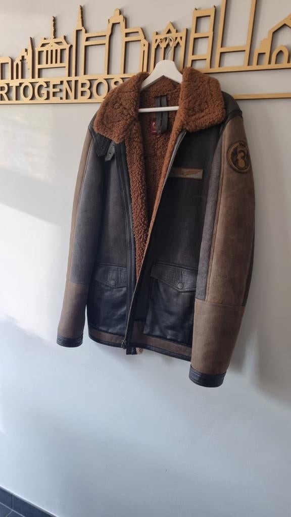 PME Legend C-56 Lidestar Bonter Jacket - Schapenleer, Ophalen, Bruin, Overige maten, Zo goed als nieuw