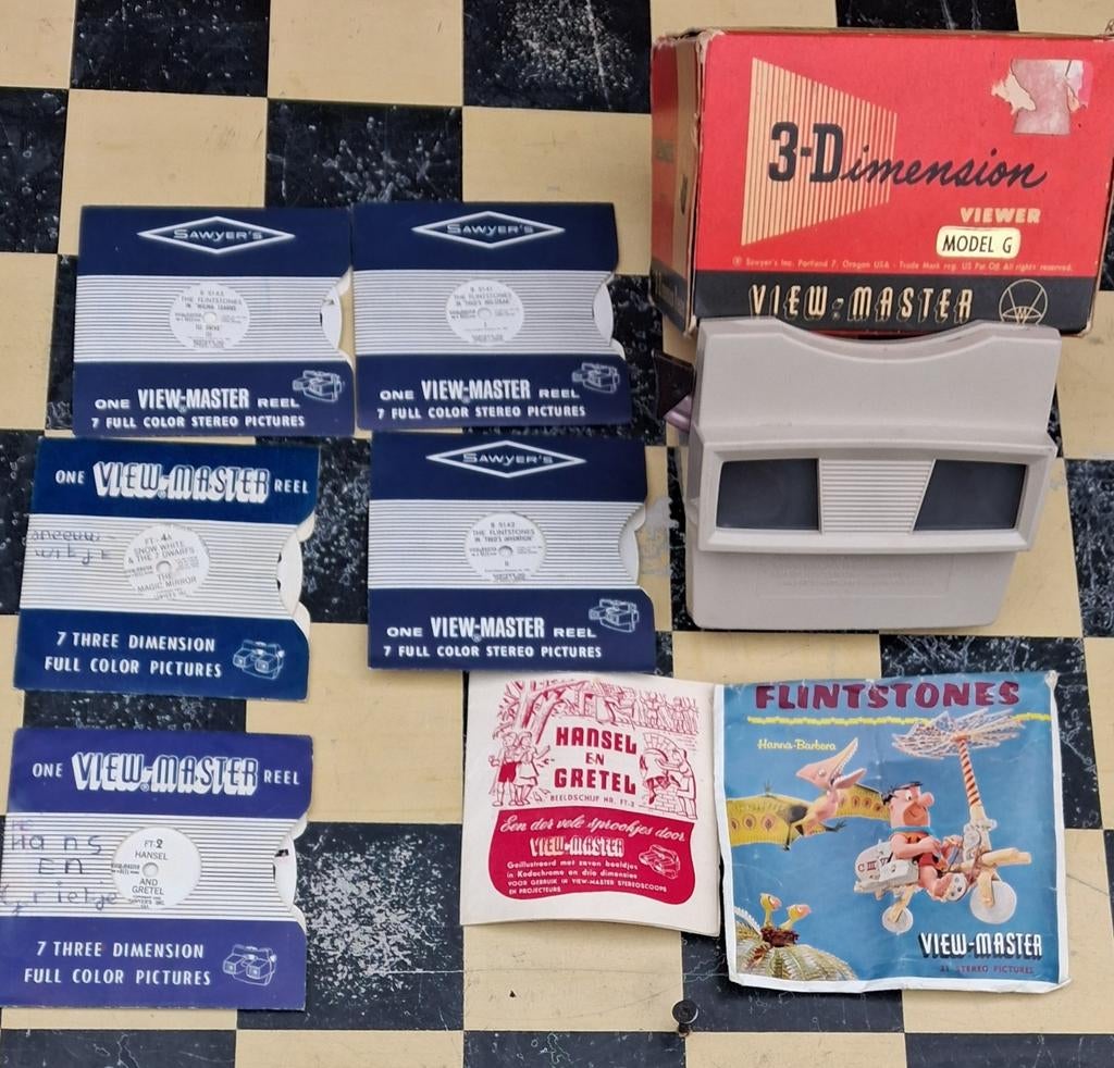 View-master. België. Ca '60. Met 5 reels., Ophalen