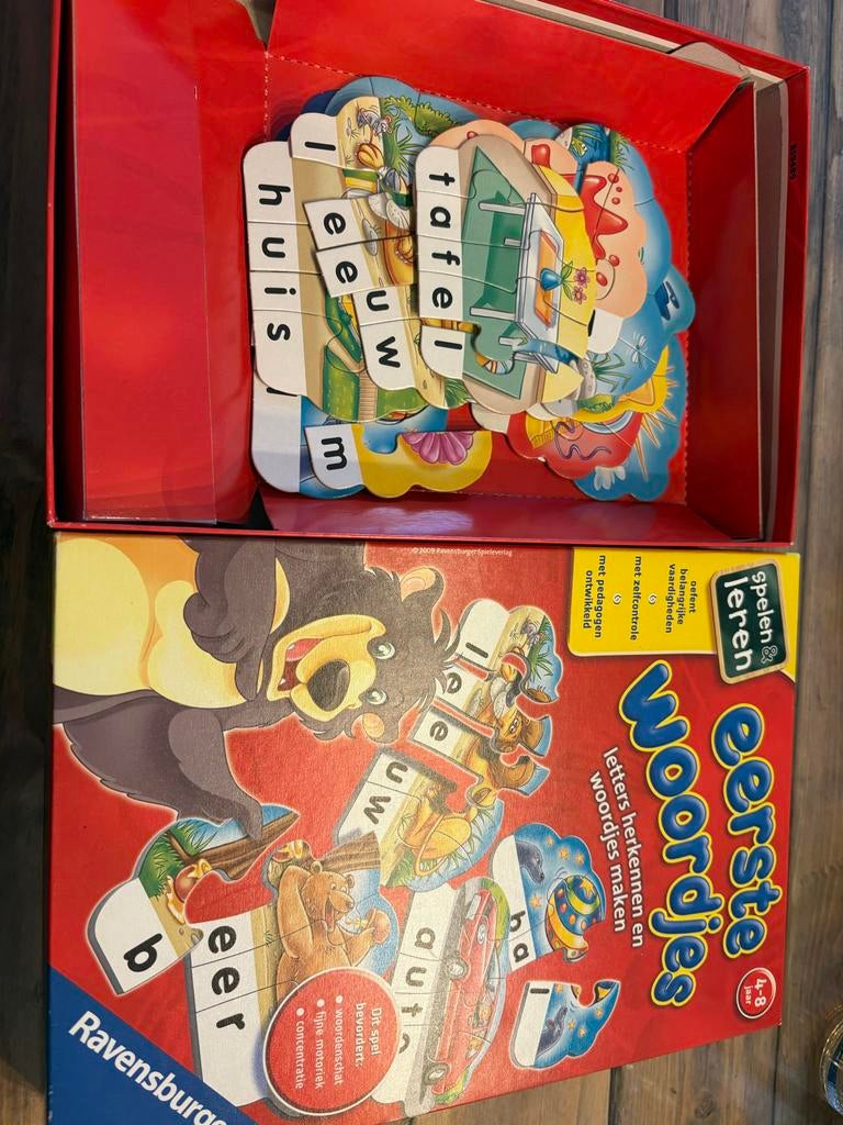 Eerste Woordjes Ravensburger - Leerzaam Puzzelspel, Kinderen en Baby's, Speelgoed | Educatief en Creatief, Ophalen of Verzenden