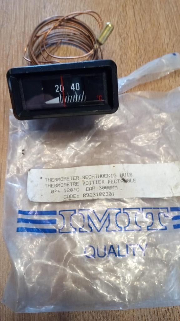 Thermometer rechthoekig, Ophalen of Verzenden, Nieuw, Binnenthermometer