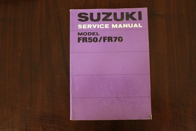 Suzuki FR50 FR70 1974 service manual werkplaatsboek, Fietsen en Brommers, Ophalen of Verzenden, Nieuw