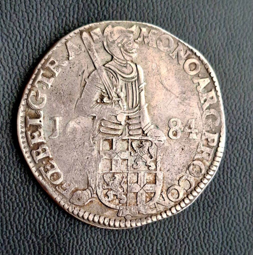 Zilveren dukaat utrecht 1684 zilver zeldzaam provinciaal, Vóór koninkrijk, Zilver, Losse munt, Overige waardes