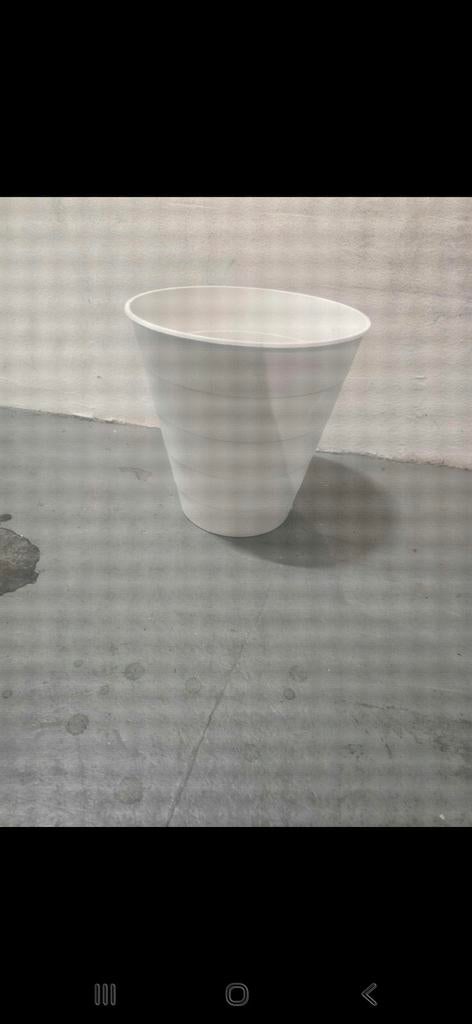 Bloempot, Rond, Ophalen of Verzenden, Aardewerk, Minder dan 40 cm