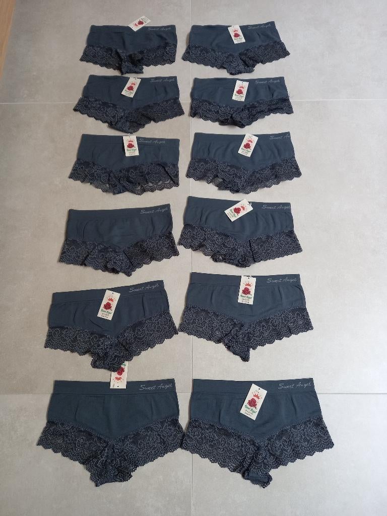 Nieuw! onderbroeken/ boxers met kant grijs, Sweet Angel, Ophalen of Verzenden, Grijs, Slip