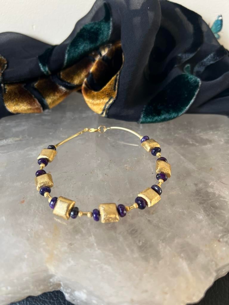 Sugiliet topkwaliteit hoge trilling zeldzaam magie uniek, Met bedels of kralen, Paars, Nieuw, Ophalen of Verzenden