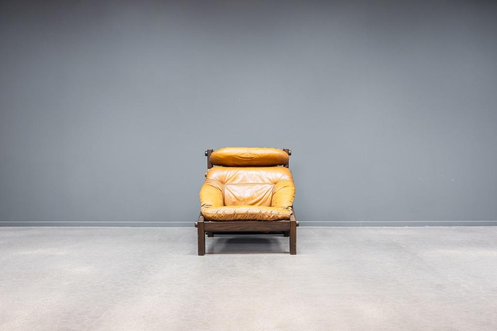 Brutalist lounge chair, Ophalen of Verzenden, 50 tot 75 cm