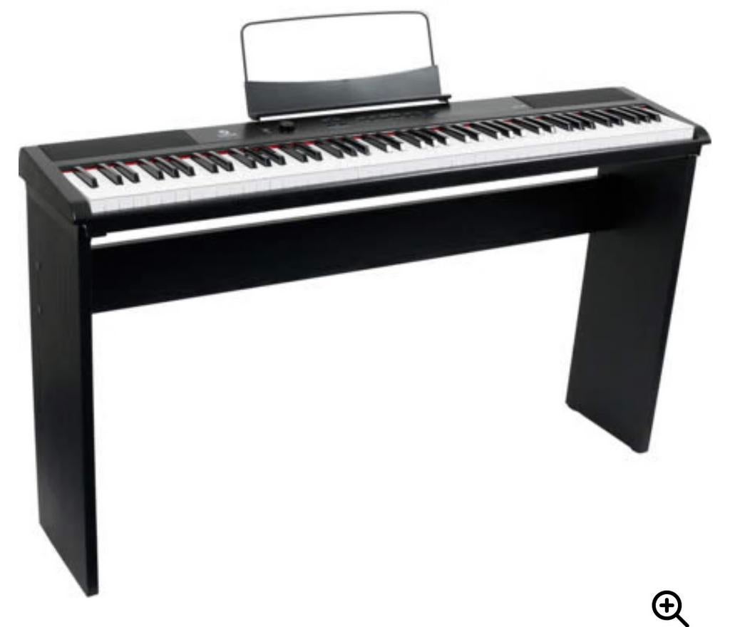 Digitale Piano starterspakket., Zwart, Digitaal, Ophalen of Verzenden, Zo goed als nieuw