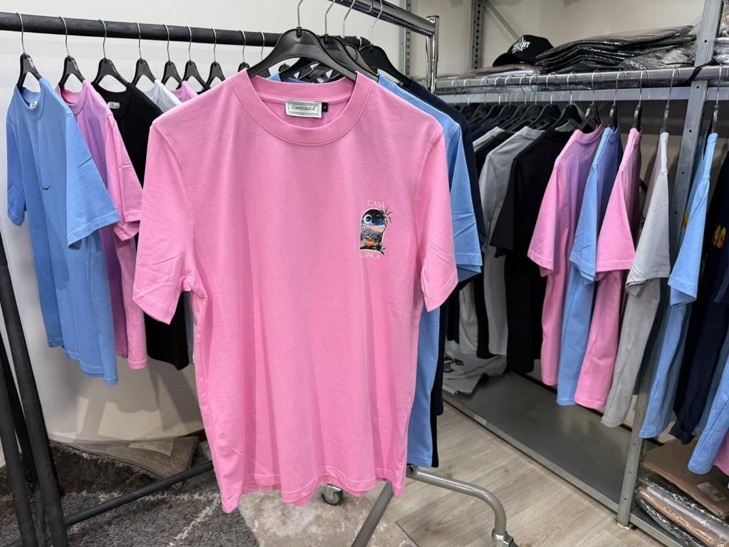 Casablanca Rose Zomer T-shirt met Print, Casablanca, Maat 48/50 (M), Nieuw, Ophalen of Verzenden