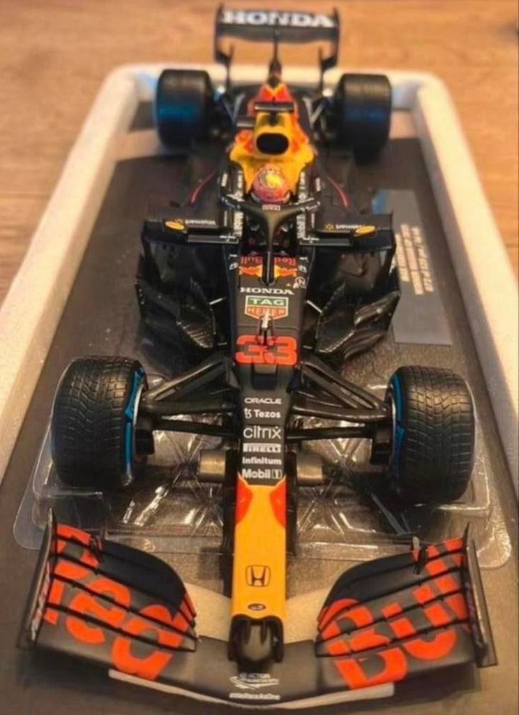Max verstappen auto, Ophalen of Verzenden, Zo goed als nieuw, Bburago