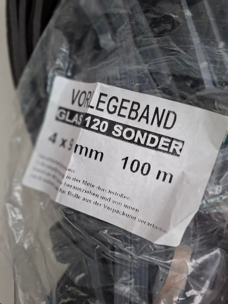 Glaszettersband - Vele meters (4x9mm), Doe-het-zelf en Verbouw, Ophalen of Verzenden, 160 cm of meer, 160 cm of meer