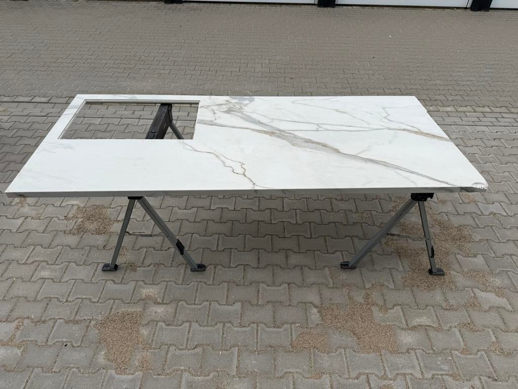 Jetstone Werkblad Keramiek 12mm, Ophalen, 75 cm of meer, Beige, Zo goed als nieuw