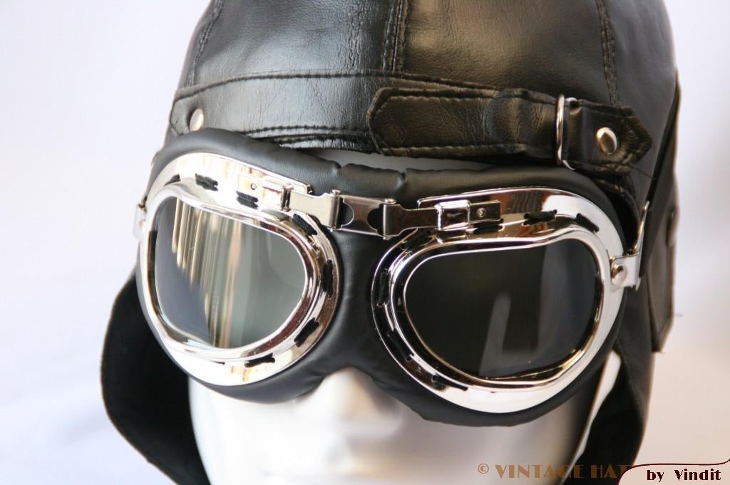 motorbril Goggles vliegeniersbril Steampunk div. kleuren, Ophalen of Verzenden, Nieuw, Accessoires