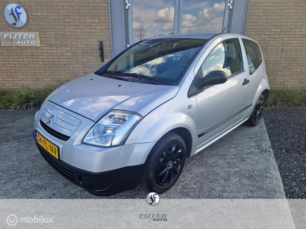 Citroen C2 1.1i Ligne Ambiance, Auto's, Voorwielaandrijving, 450 kg, 4 cilinders, Met garantie (alle)