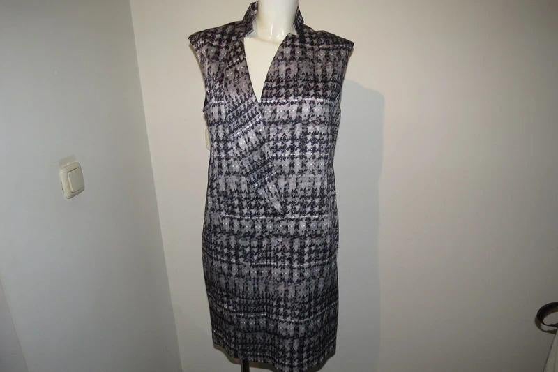 Christian Wijnants prachtige jurk in print apart kraagje 42, Verzenden, Maat 42/44 (L), Christian wijnants, Zo goed als nieuw