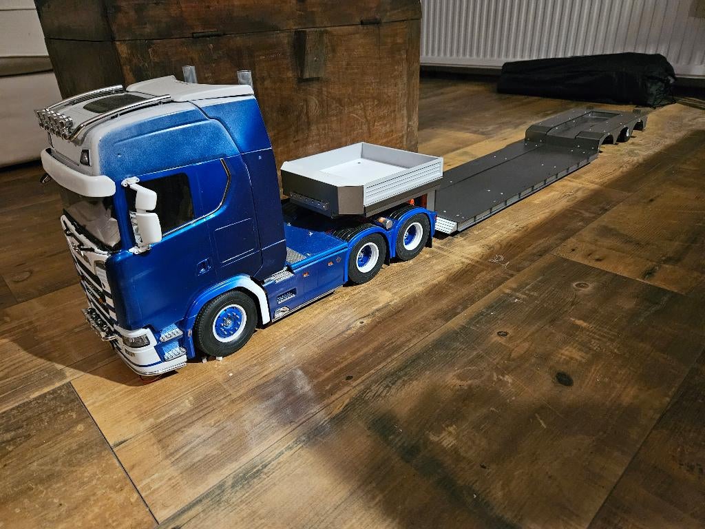tamiya scania truck 1:14, Hobby en Vrije tijd, Modelbouw | Radiografisch | Auto's, Schaal 1:14, Nieuw, Auto onroad, Ophalen