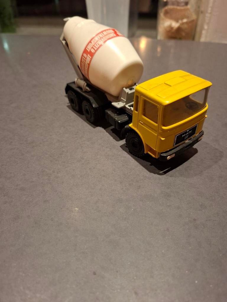 MAN cementmixer 1:50 - Mooie staat, Hobby en Vrije tijd, Modelauto's | 1:50, Ophalen of Verzenden, Gebruikt, Bus of Vrachtwagen