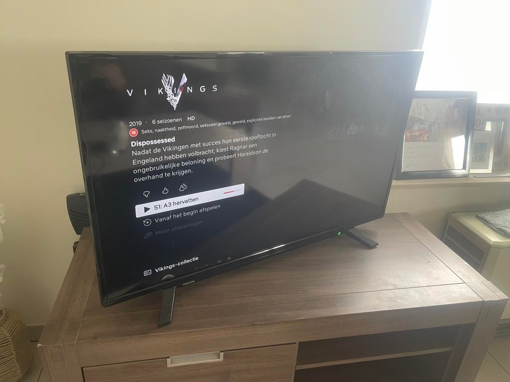 Smart tv toshiba 42 inch, Audio, Tv en Foto, Televisies, Toshiba, 50 Hz, Ophalen of Verzenden, Zo goed als nieuw