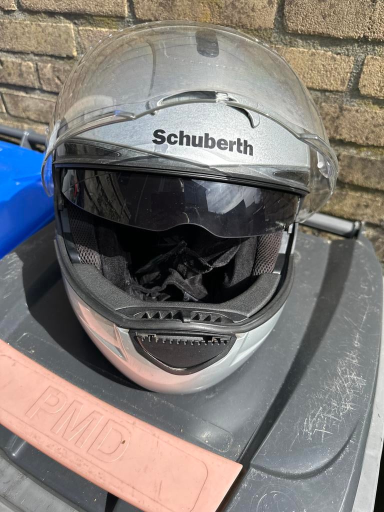 Schuberth C3 helm maat 58/59, Systeemhelm, Heren, L, Tweedehands