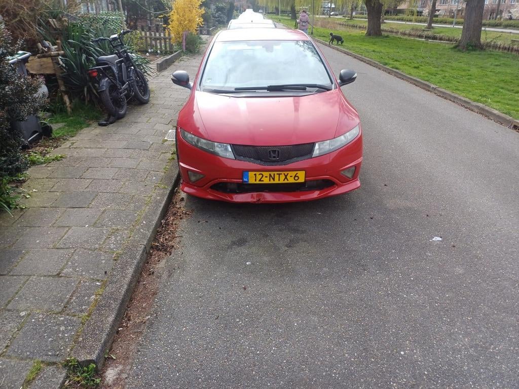 Honda civic type s, Auto's, Honda, Voorwielaandrijving, Euro 5, Zwart, 4 cilinders
