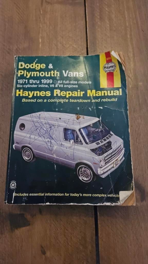 Haynes Reparatiehandleiding Dodge & Plymouth Vans 1971-1999, Ophalen of Verzenden