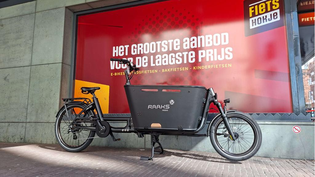 Fietshokje Raaks: Raaks Modo elektrische bakfiets, Niet ingevuld, Nieuw, Niet ingevuld, Niet ingevuld