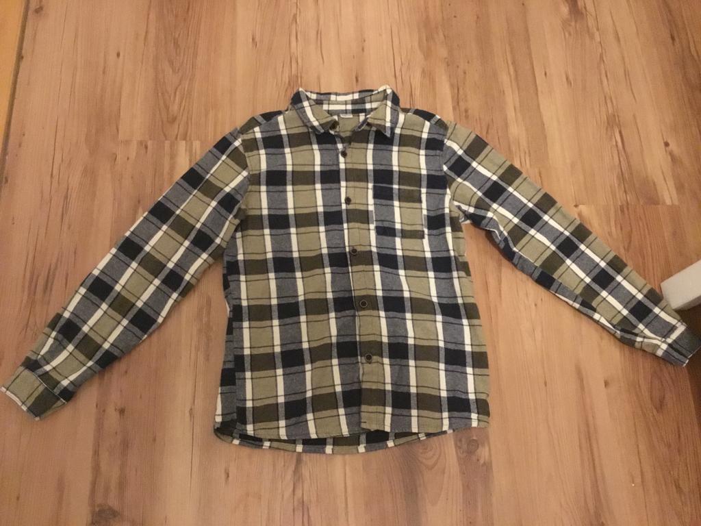 Houthakkerblouse 158-164, Kinderen en Baby's, Ophalen of Verzenden, Zo goed als nieuw, Jongen, Overhemd of Blouse