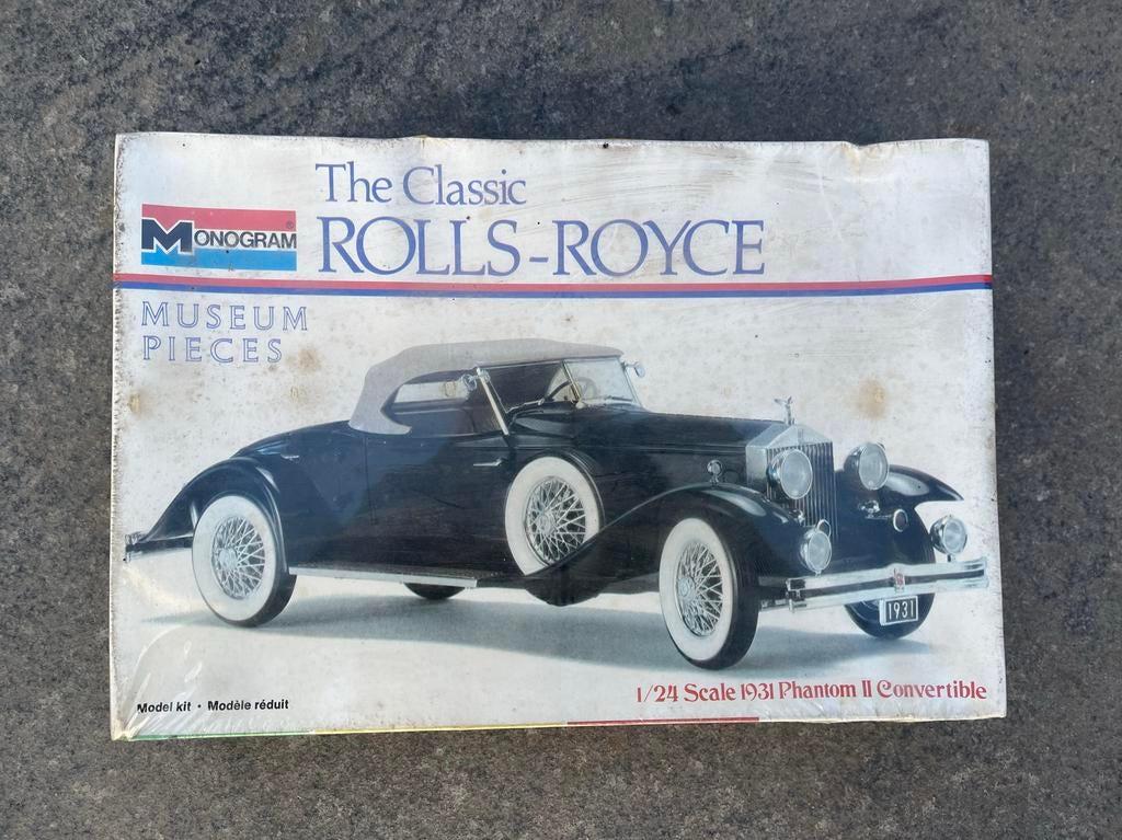 Monogram Rolls-Royce Phantom II Modelbouwkit 1:24, Hobby en Vrije tijd, Modelbouw | Auto's en Voertuigen, Auto, 1:32 tot 1:50
