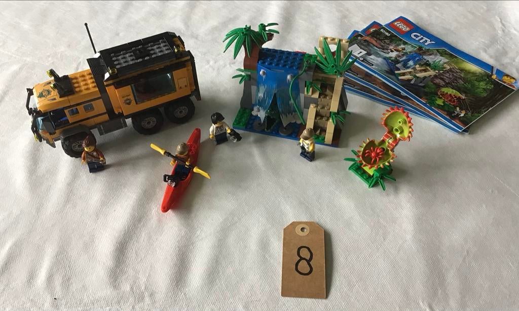 Lego City 60160; jungle mobiel laboratorium, Ophalen of Verzenden, Zo goed als nieuw, Complete set, Lego