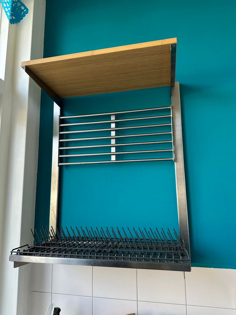 Afdruiprek met plank, Ophalen, Gebruikt