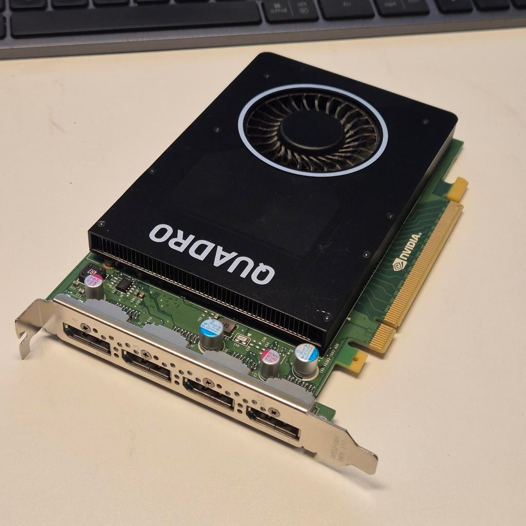 Nvidia Quadro M2000 4 x DP aansluiting 4GB video ram, Computers en Software, Videokaarten, PCI-Express 3, Gebruikt, DisplayPort