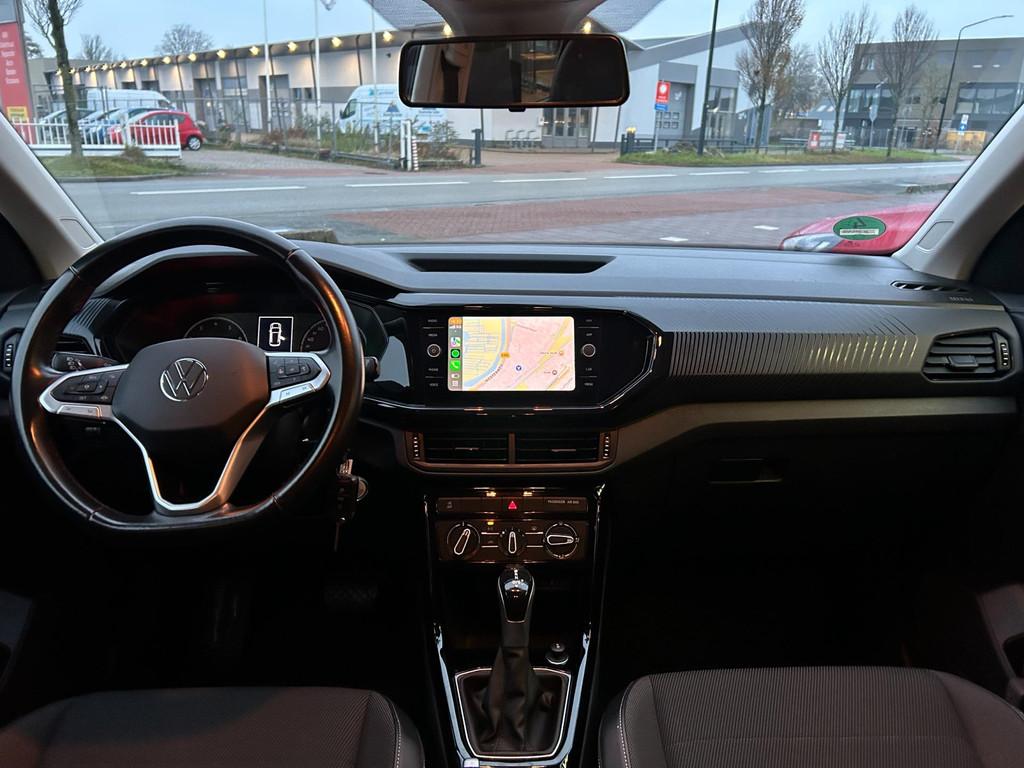 Volkswagen T-Cross 1.0 TSI Life Clima|ACC|Carplay|DealerOH!, 12 maanden, Gebruikt, Euro 6, Blauw