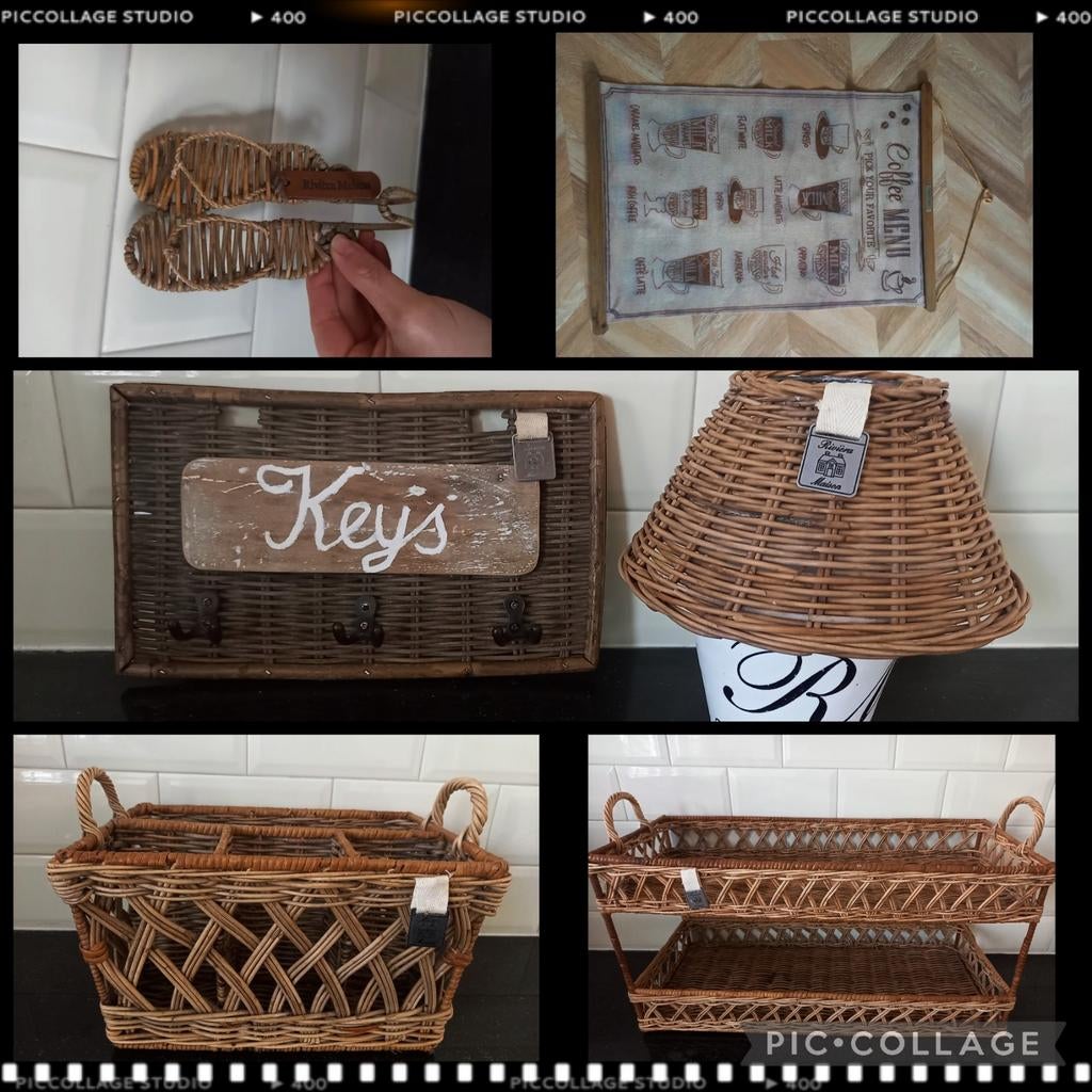 Riviera Maison Rattan Pakket - Diverse Items, Ophalen, Gebruikt