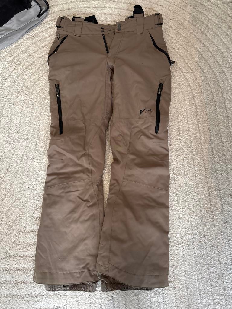 Protest PVRE Series dames Skibroek - Beige, Maat XS, Ophalen of Verzenden, Gedragen, Maat 34 (XS) of kleiner, Broek