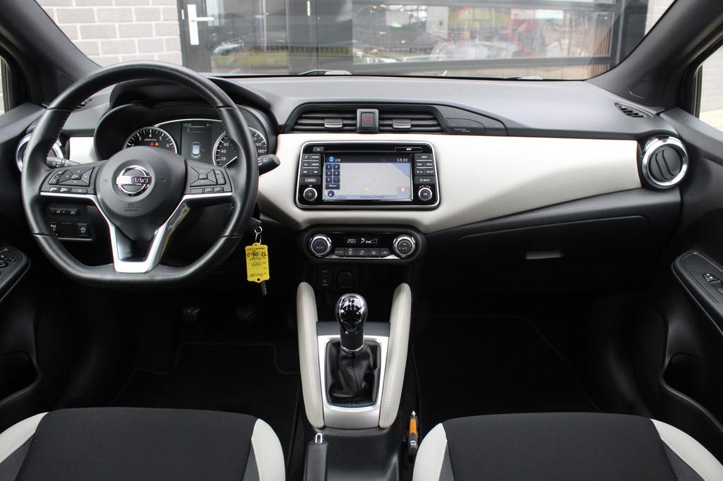 Nissan Micra 0.9 IG-T N-Connecta / Carplay / Camera / N.A.P., Auto's, Nissan, Voorwielaandrijving, 898 cc, Stof, 525 kg