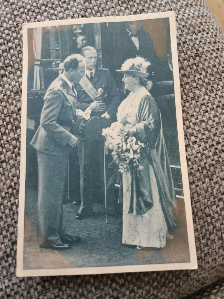 Koningin Wilhelmina aan Brussel (1939), Verzamelen, Koninklijk Huis en Royalty, Ophalen of Verzenden