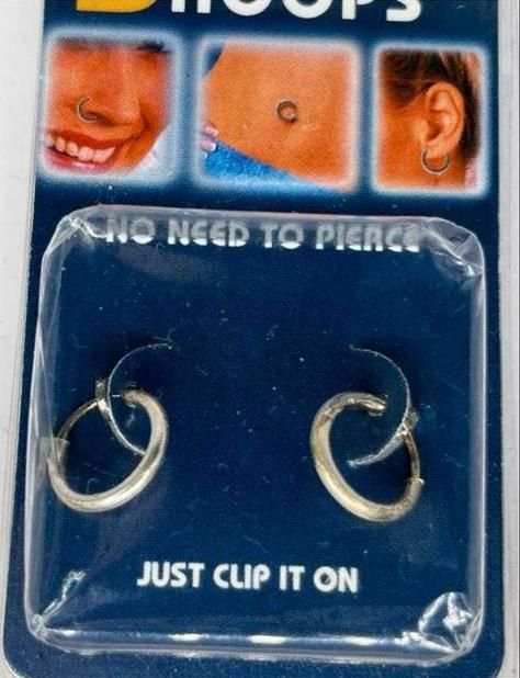 Clip-on Hoepel Oorbellen Goud/Zilver - Geen Piercing Nodig, Sieraden, Tassen en Uiterlijk, Piercings, Ophalen of Verzenden, Nieuw